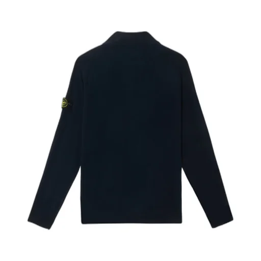 Rib Stand-Neck Sweater