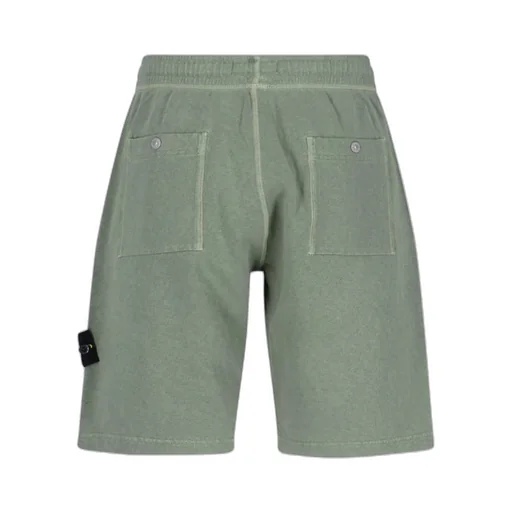 Logo-Patch Drawstring Shorts