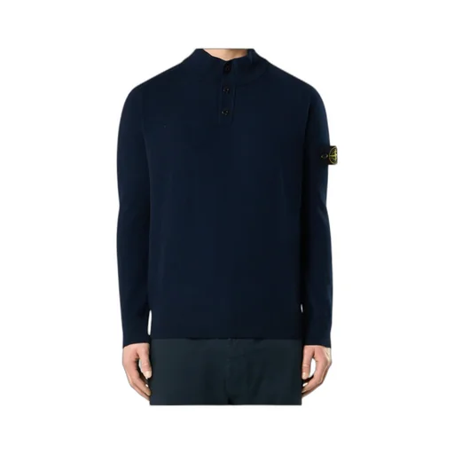 Rib Stand-Neck Sweater