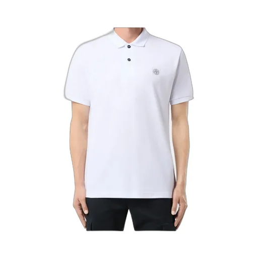 Regular-Fit Short-Sleeve Polo Shirt With Compass Patch