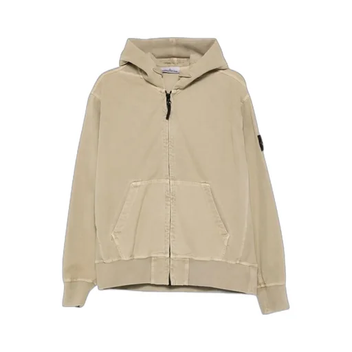 Oversized Fit Hooded Zip-Up Sweatshirt