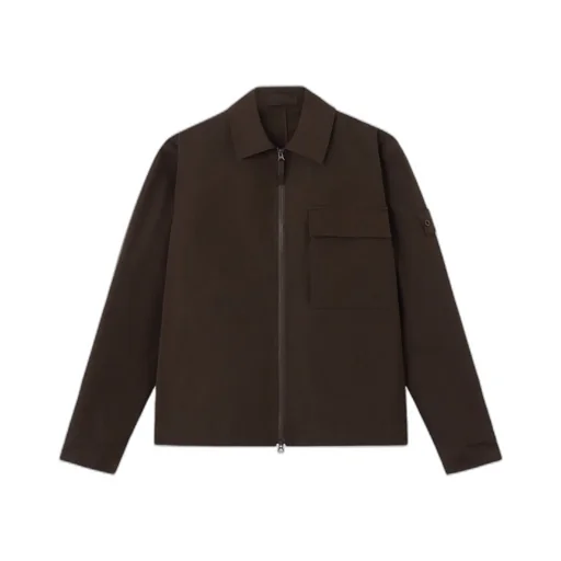 Logo Patch Zip-Up Jacket