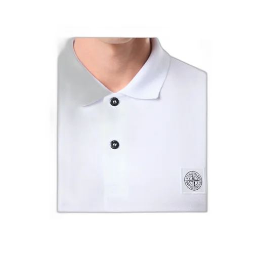 Regular-Fit Short-Sleeve Polo Shirt With Compass Patch