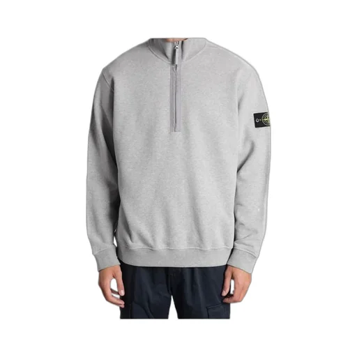 Logo Patch Half-Zip Sweatshirt