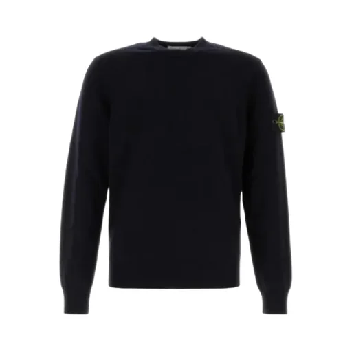 Logo Patch Crewneck Sweater