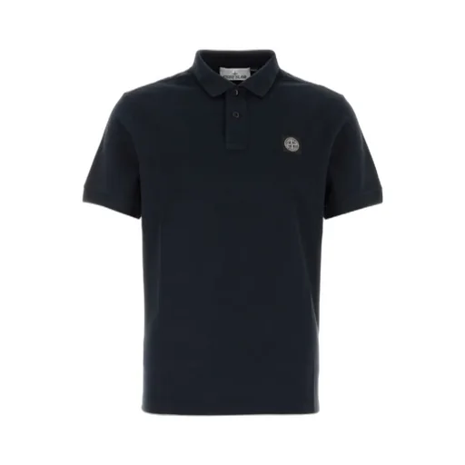 Logo Patch Short Sleeved Polo Shirt