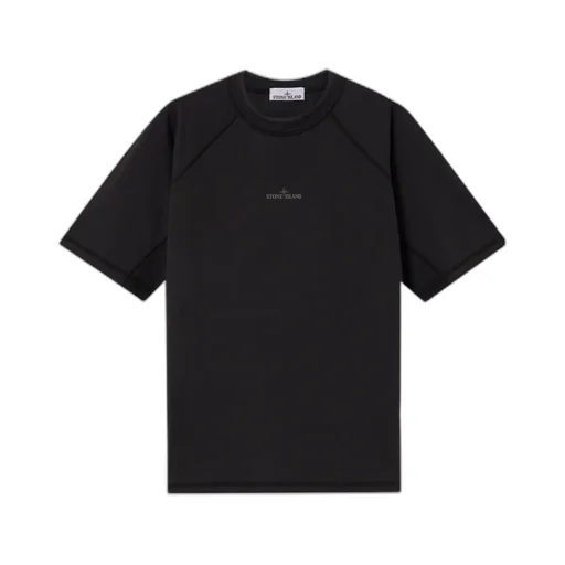 Regular-Fit Short-Sleeve T-Shirt With Logo Print
