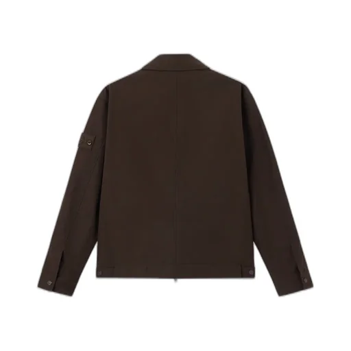 Logo Patch Zip-Up Jacket
