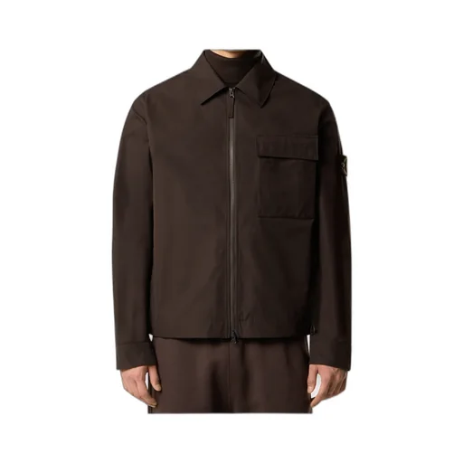 Logo Patch Zip-Up Jacket