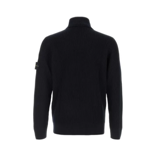 Logo Patch Turtleneck Jumper