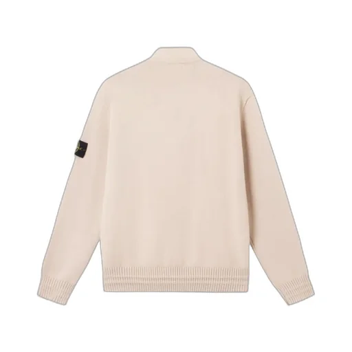Logo Patch V-Neck Cardigan