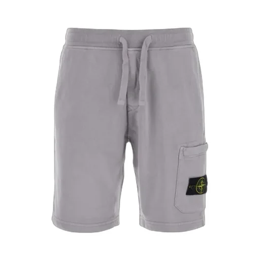 Logo Patch Drawstring Bermuda Shorts