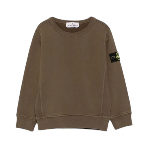 Logo-Patch Crew-Neck Sweatshirt