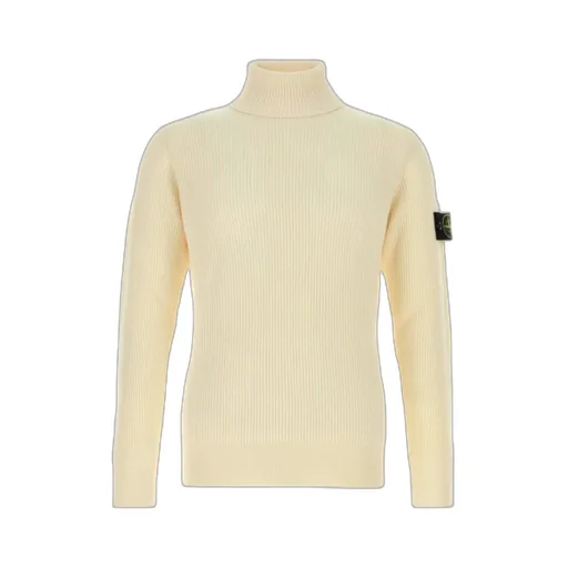 Logo Patch High Neck Sweater