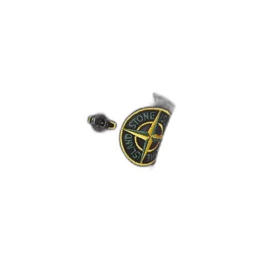 Compass Patch Drawstring Knitted Hoodie