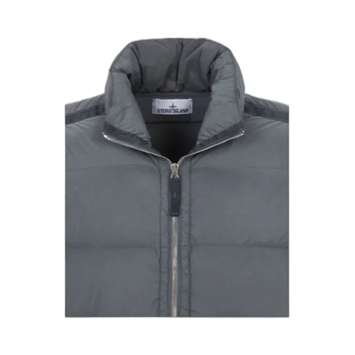 Compass-Patch Padded Down Jacket
