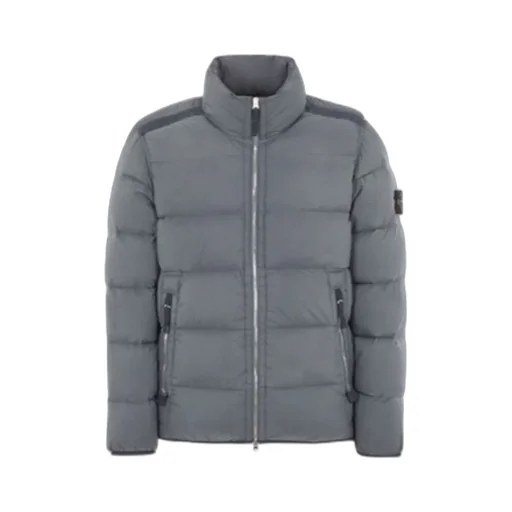 Compass-Patch Padded Down Jacket