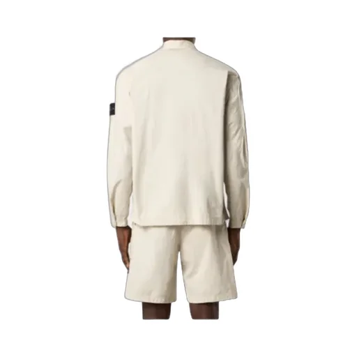 Logo Patch Long Sleeved Overshirt