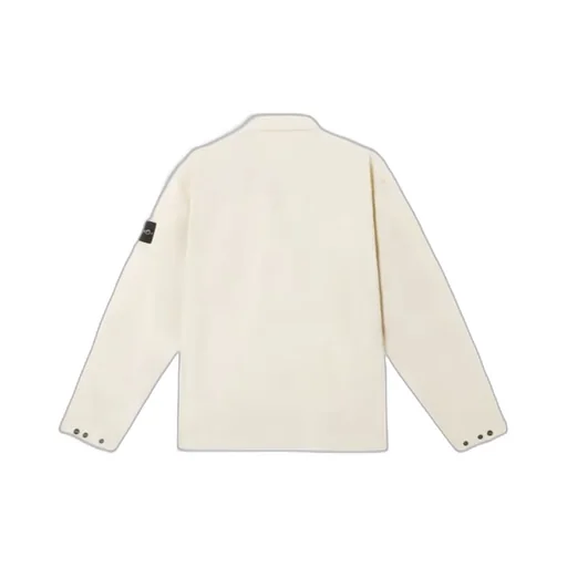 Logo Patch Long Sleeved Overshirt