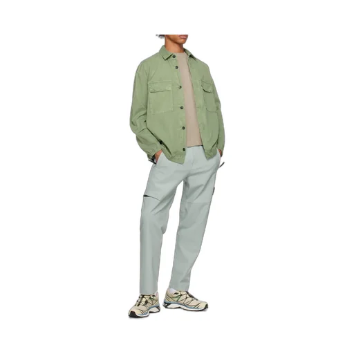 Logo-Patch Cotton Shirt