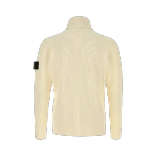 Logo Patch High Neck Sweater