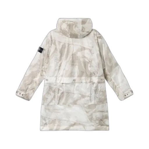 Camouflage Printed Hooded Coat