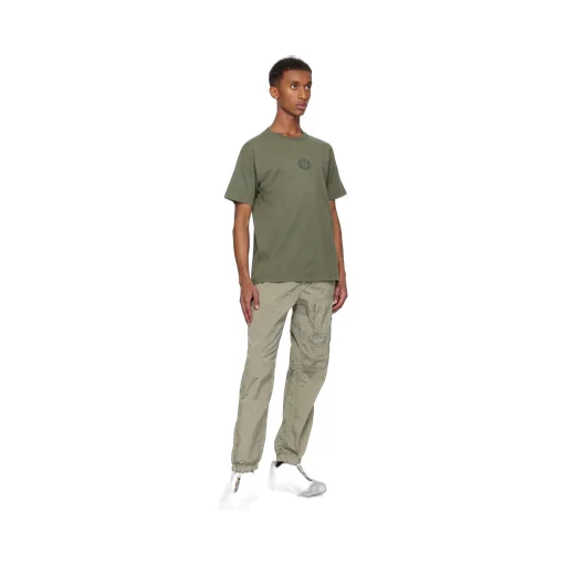 Logo Patch Straight Leg Trousers