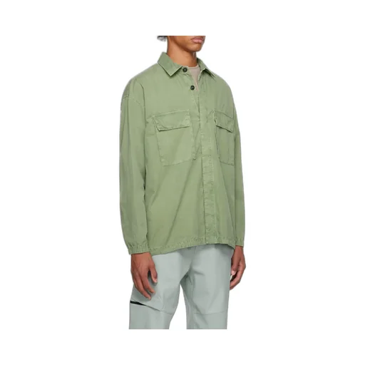 Logo-Patch Cotton Shirt