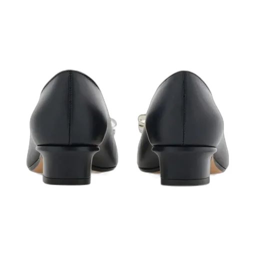 Vara Bow Block Heel Pump