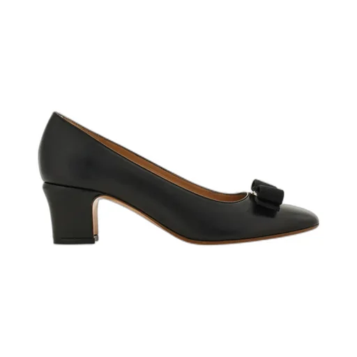 Vara Bow Block Heel Pump