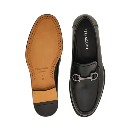 Gancini Buckle Slip-On Loafers