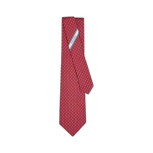 Tennis Print Silk Tie