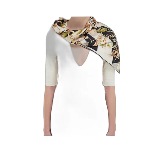 Gaia Print Silk Scarf