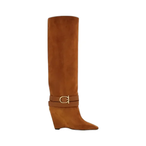 Knee-High Wedge Boot