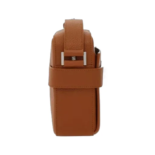 East-West Crossbody Bag With Gancini Buckles