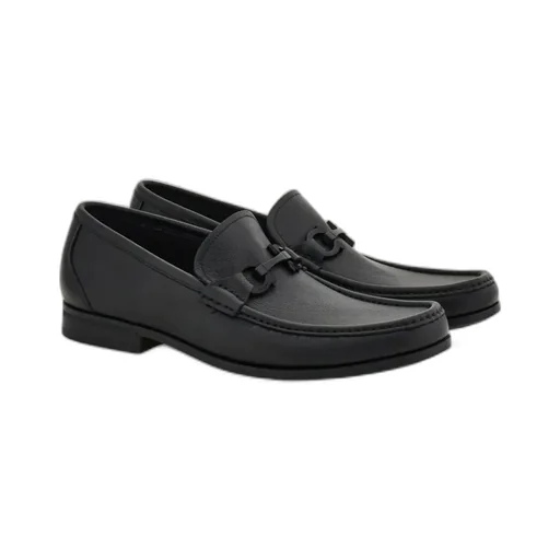 Loafer With Gancini Buckle