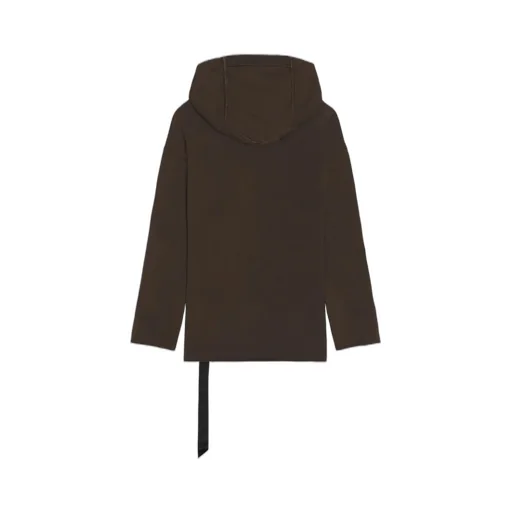 Head-Print Drawstring Hoodie