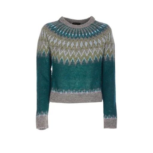 Chevron Crewneck Knitwear