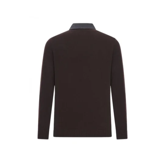 Cotton-Piquet Contrast-Collar Polo Shirt