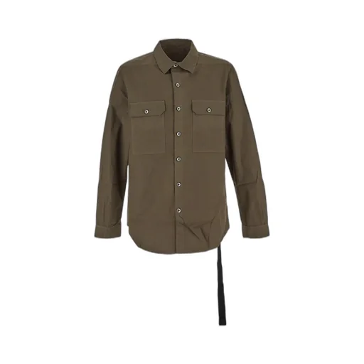 Long-Sleeved Button-Up Shirt