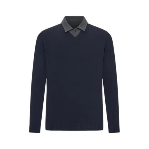 Contrast-Collar Cotton-Piquet Polo Shirt