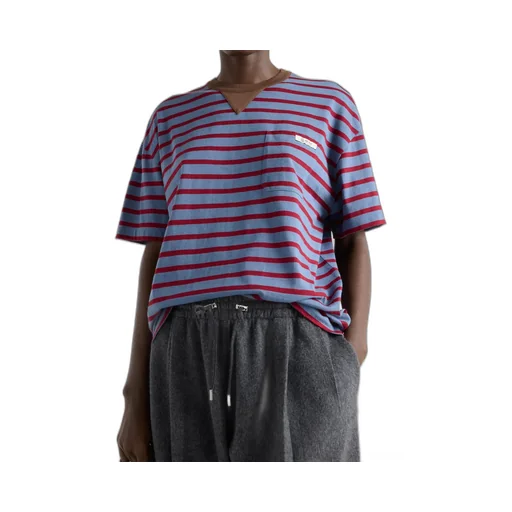 Oversized Striped Jersey T-Shirt