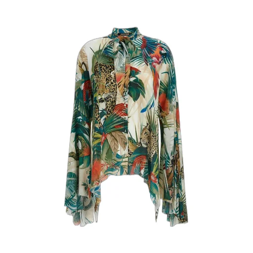 Jungle Print Viscose Blouse