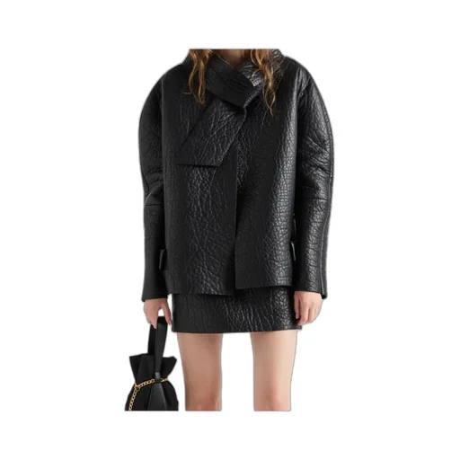 Bonded Nappa Leather Jacket