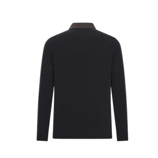 Contrast-Collar Cotton-Piquet Polo Shirt