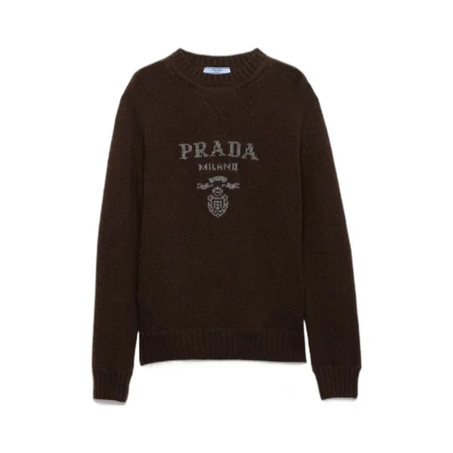 Logo Knitted Round Neck Jumper