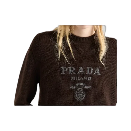 Logo Knitted Round Neck Jumper