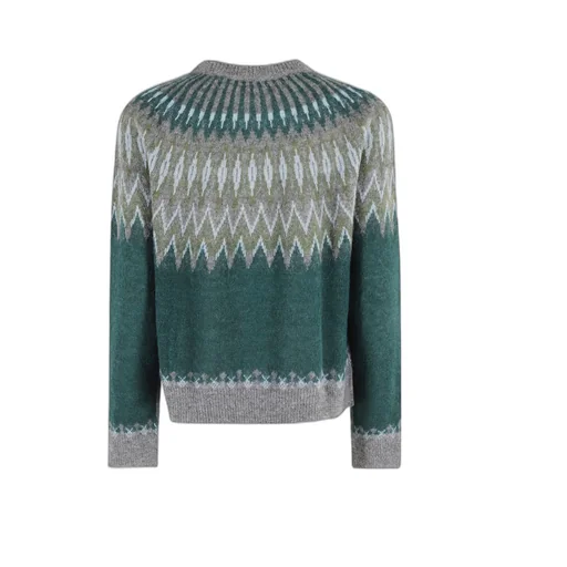 Jacquard Cropped Knitwear