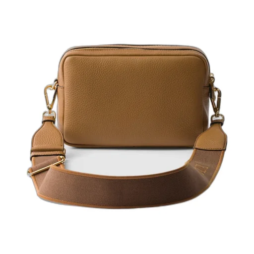 Logo Detailed Zipped Medium Crossbody Bag