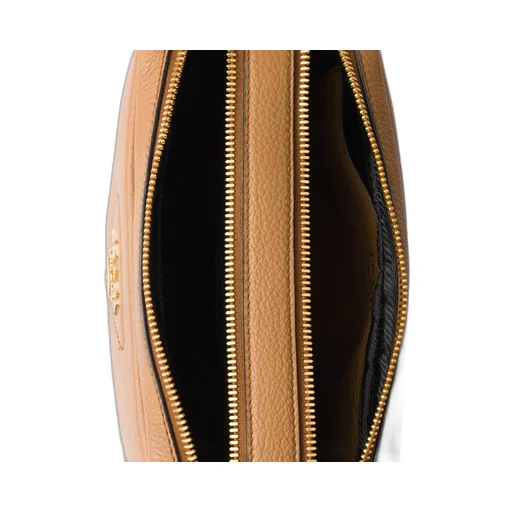 Logo Detailed Zipped Medium Crossbody Bag